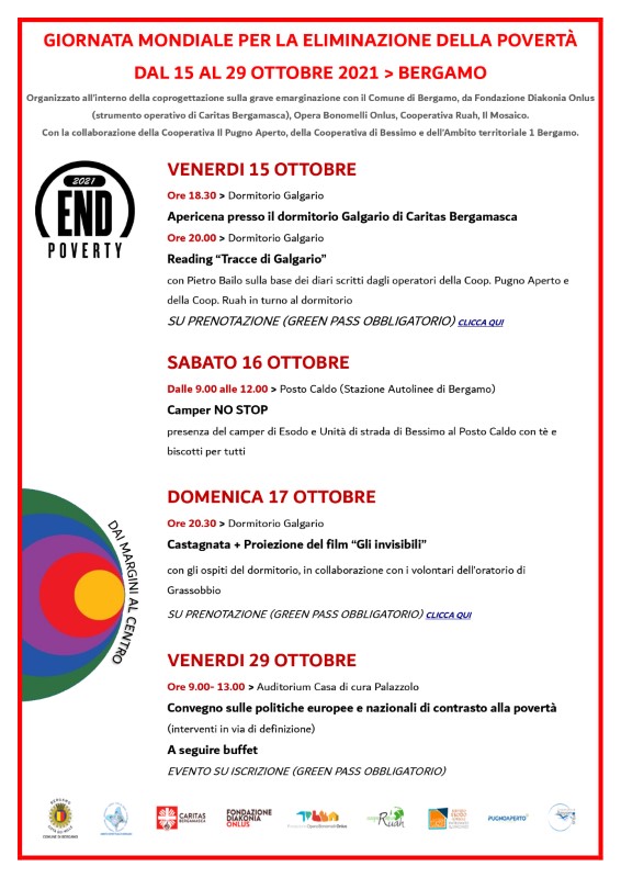 Gli appuntamenti a Bergamo