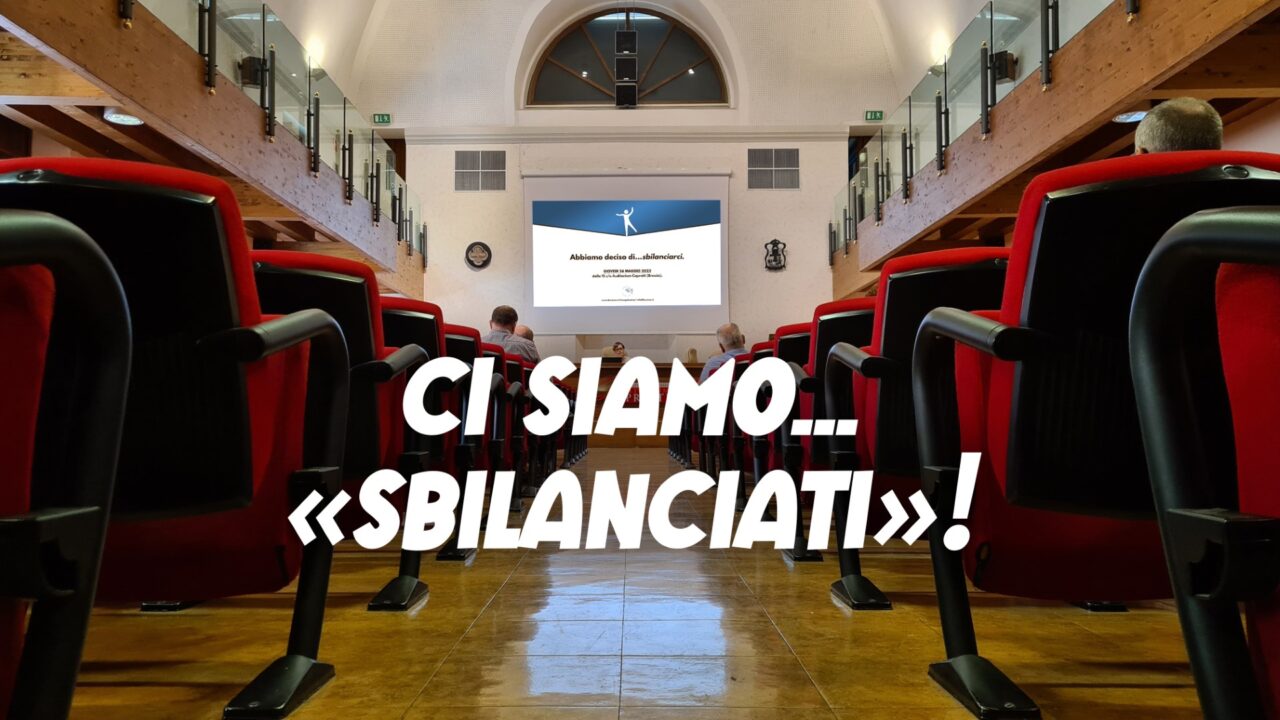 Ci siamo «sbilanciati»! Com’è andata?