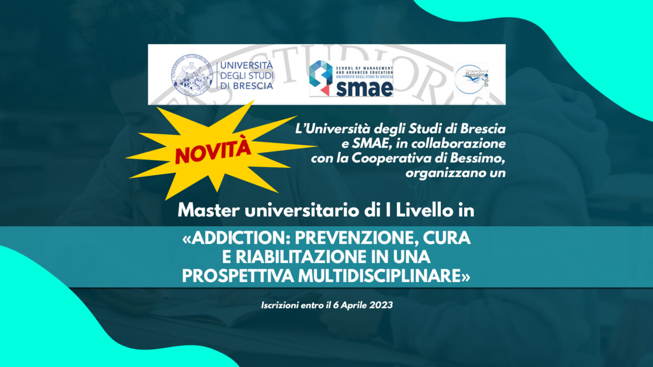 Il Master di 1° livello sulle dipendenze