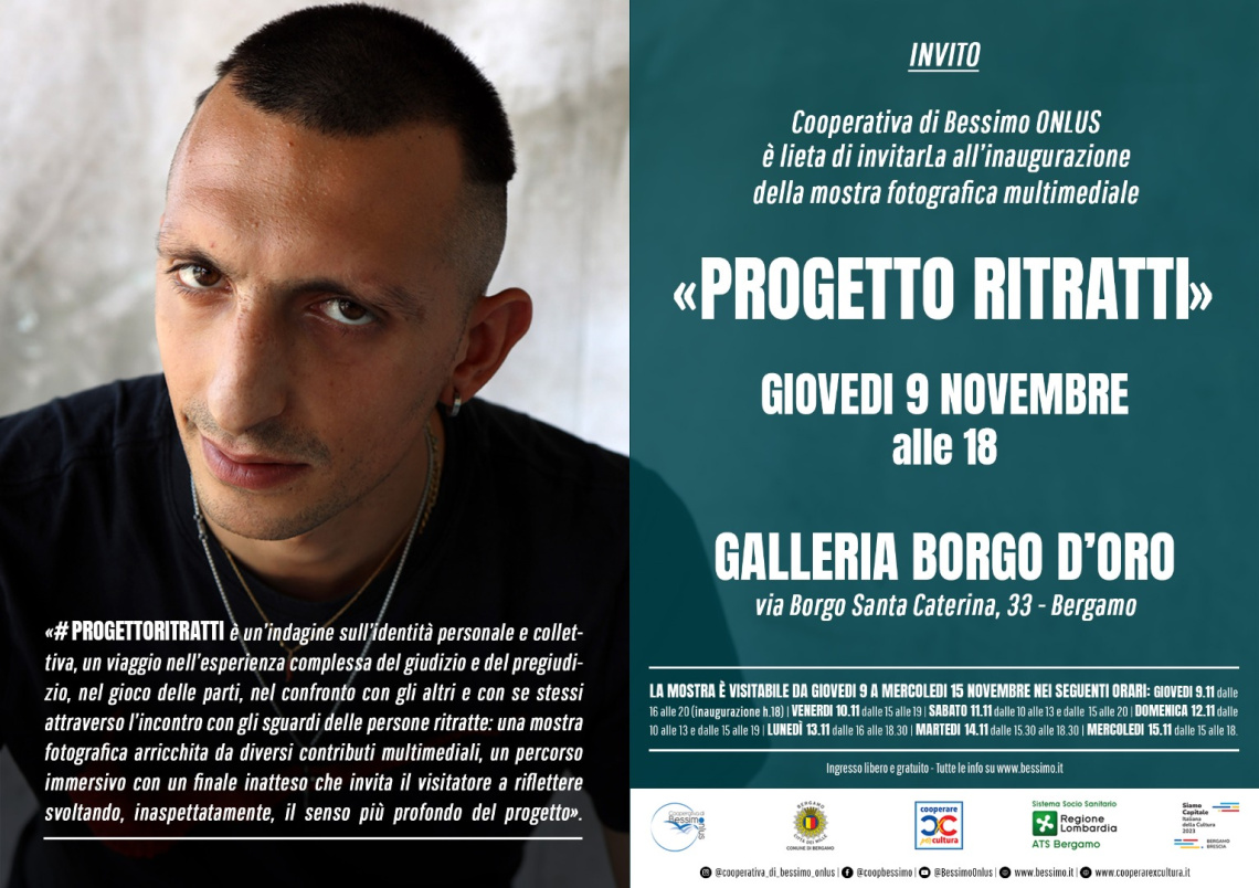 Progetto Ritratti ti aspetta a Bergamo!