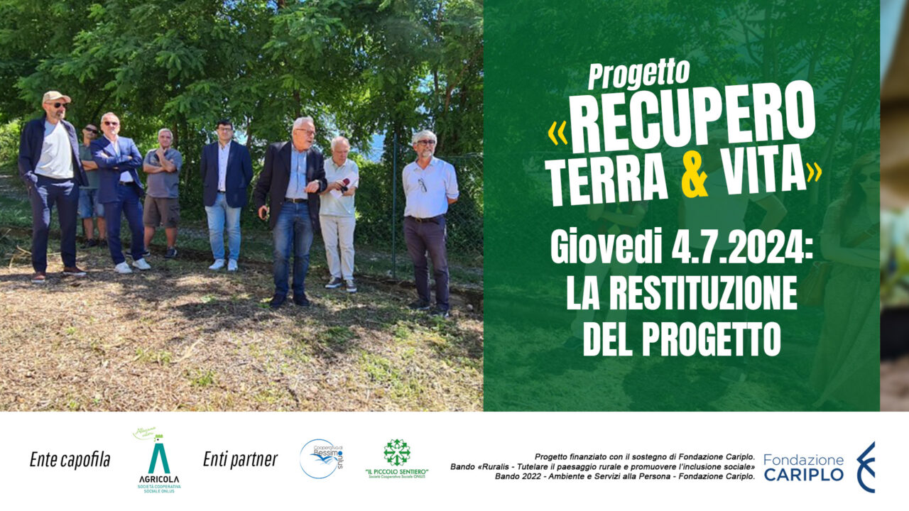 Recupero Terra e vita: la restituzione