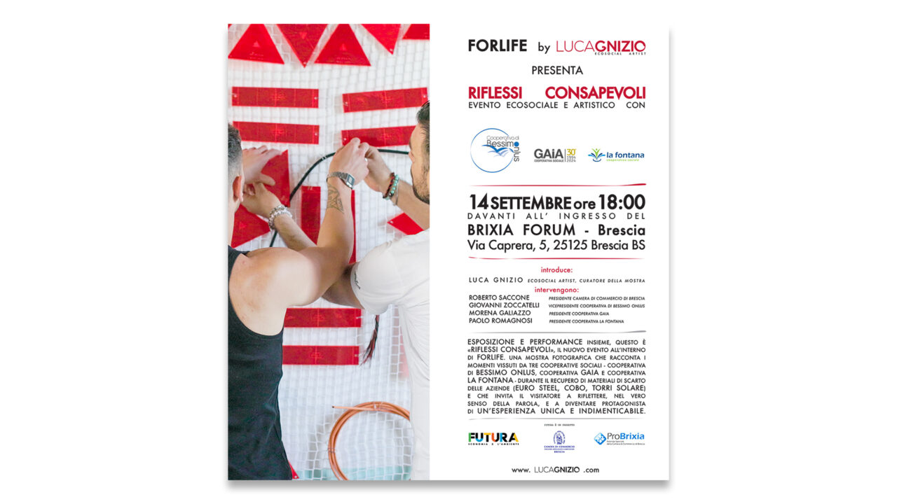 Inaugurazione: sabato 14/9/2024 – h.18